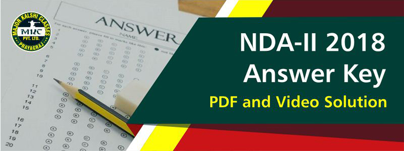 NDA-II 2018 Answer Key