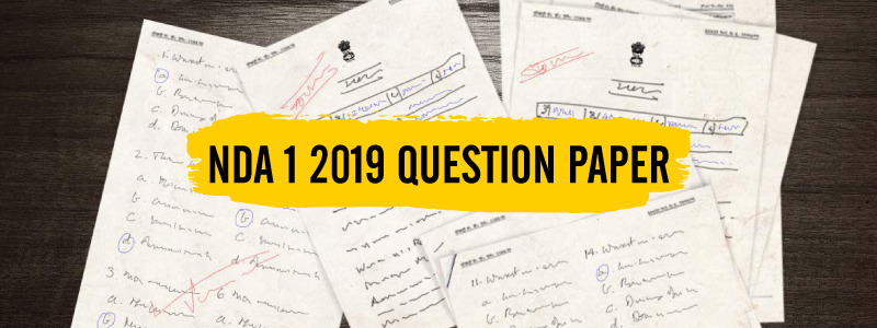 NDA 1 2019 Question Paper