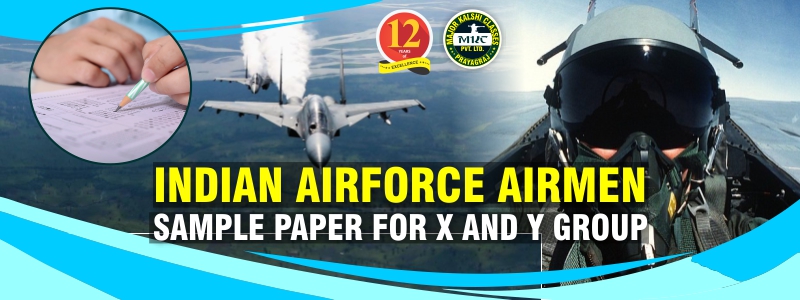 Indian Airforce Airmen Sample Paper for X and Y Group Download