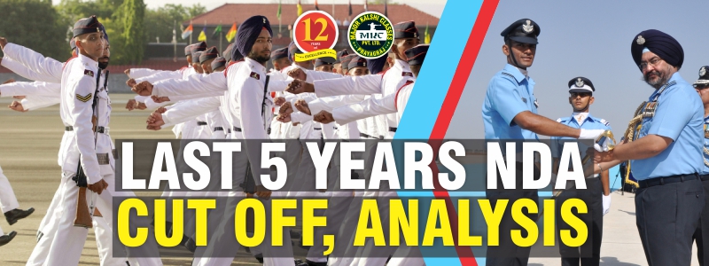 NDA Cut Off, Last 5 Years Analysis (National Defence Academy Cut Off)