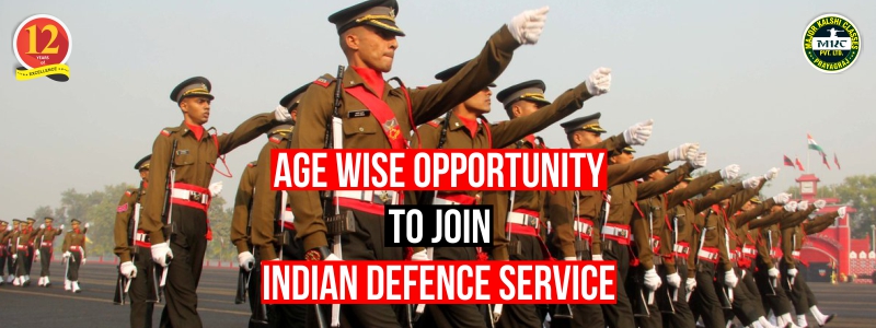 Age Wise Defence Examinations Opportunity