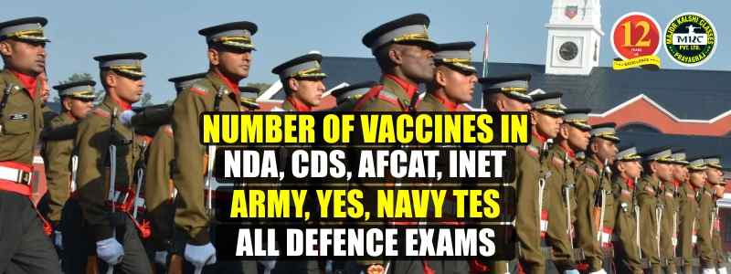 Number of Vacancy in NDA, CDS, AFCAT, INET, ARMY TES, NAVY TES all defence exams
