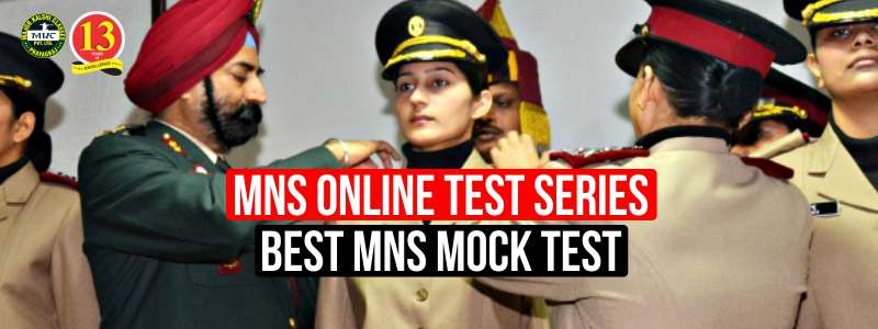 MNS Online Test Series, Best MNS Mock Test