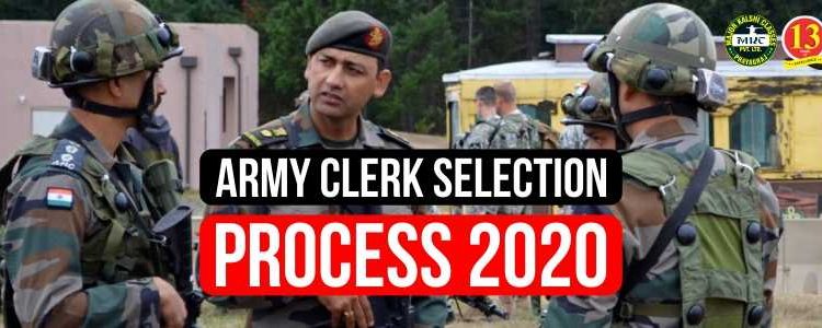 Army Clerk Selection Process 2020, Clerk Rally Bharti