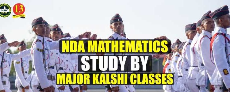 NDA Mathematics Study Material By Major Kalshi Classes