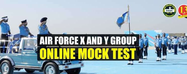 Airforce X and Y group online Mock Test