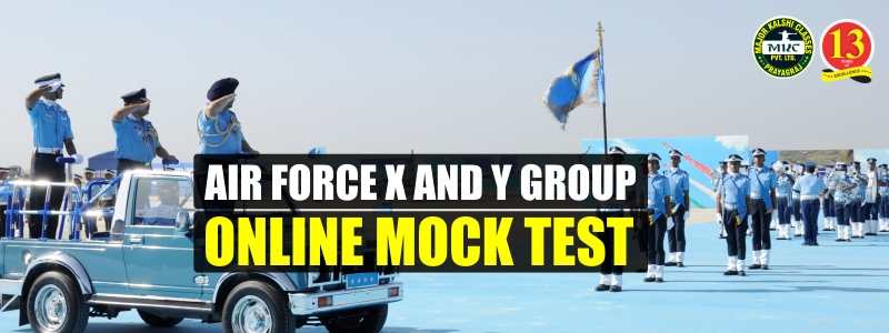 Airforce X and Y group online Mock Test