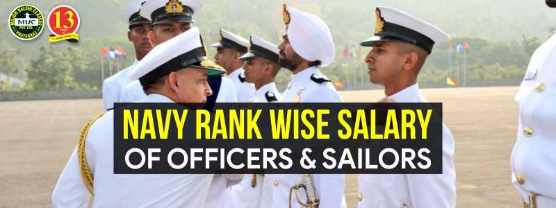 Navy Rank Wise Salary of Officers and Sailors