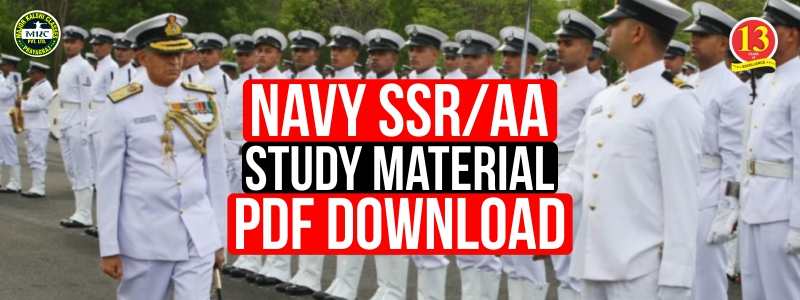 Navy SSR/AA Study Material Pdf Download