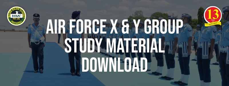 Airforce X and Y Group Study Material Download