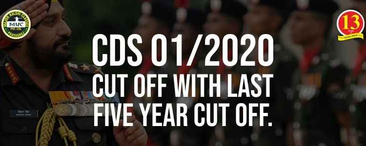 CDS 1/2020 Cut off with last five year cut off