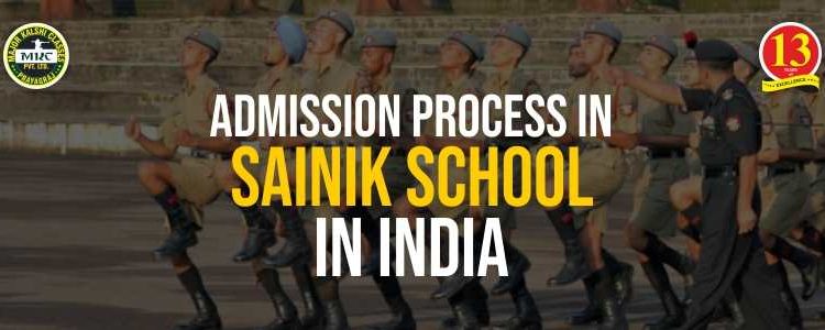 Admission Process in Sainik School in India