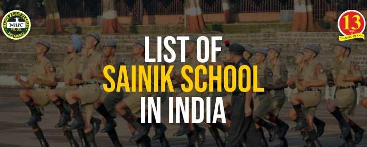 List of Sainik School in India