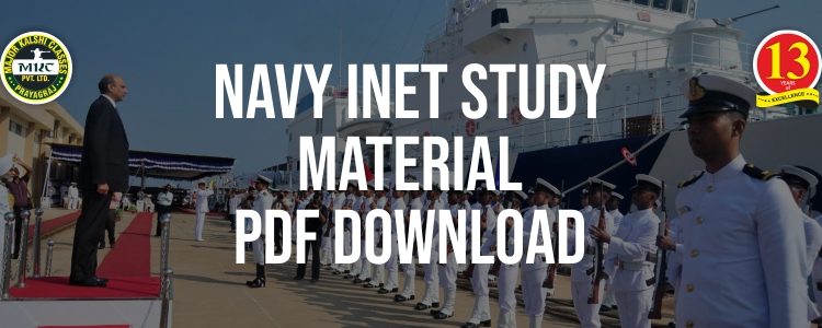 Navy INET Study Material Pdf Download