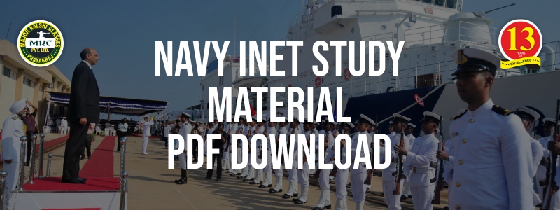Navy INET Study Material Pdf Download