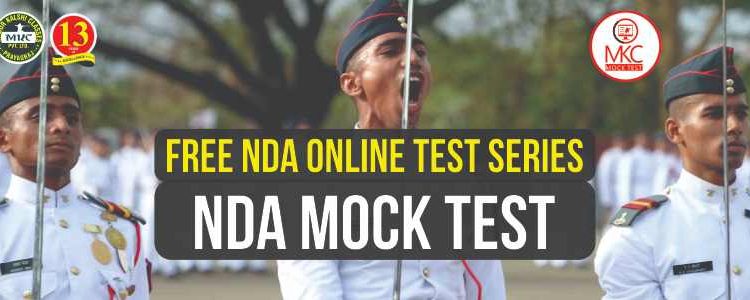 Free NDA Online Test Series, NDA Mock Test