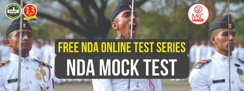 Free NDA Online Test Series, NDA Mock Test
