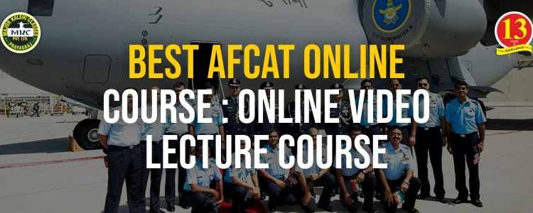 Best AFCAT Online Course: Online Video Lecture Course