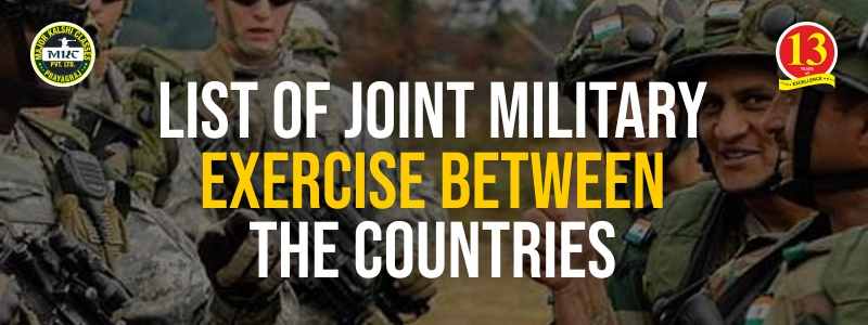 List of Joint Military Exercise between the Countries
