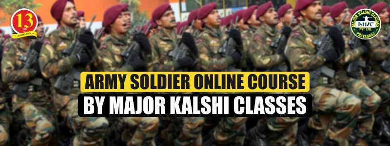 Army Soldier Online Course by Major Kalshi Classes