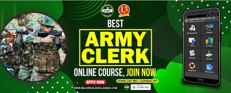Best Army Clerk Online Course, Join Now