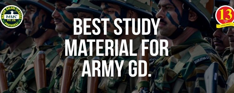 Best Study Material for Army GD