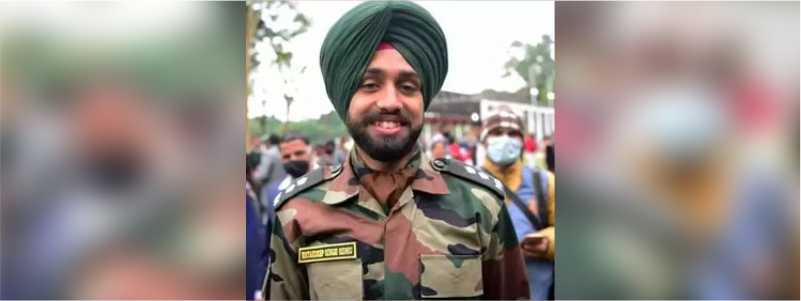 The Sword of Honour for the Autumn Term, 2020, was awarded to Lt Watandeep Singh Sidhu