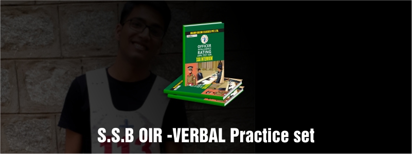SSB OIR Verbal Practice Set Pdf Download