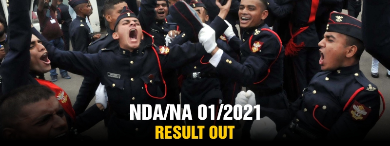 NDA 1/2021 Result Out Check Your Name in the List.