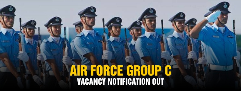 Airforce Group C Vacancy Notification 2021 Apply Now.