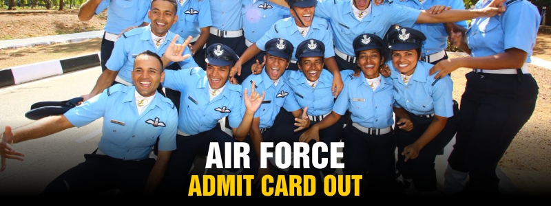 Airforce X Y Admit Card Out Check You Exam Date and City Detail.