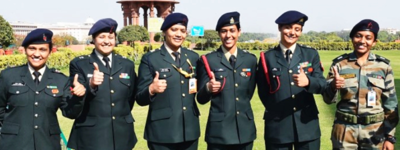 Time Scale Colonel rank was granted to 5 Indian Army women Officers