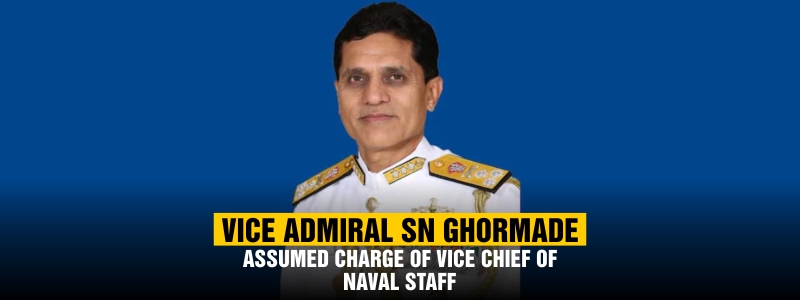 Vice Admiral SN Ghormade Become New Vice Chief of Naval Staff.