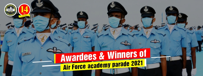 Awardees and Winners of Combined Graduate Air force Academy Parade 2021